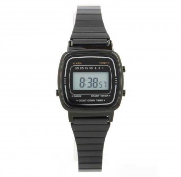 Old skool mini horloge   zwart