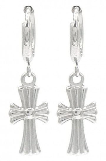 Oorhangers   stainless steel   verkleuren niet   cross