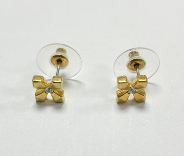 Oorknoppen bloem   bijoux legering