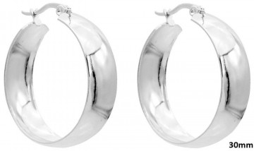 Oorringen 3 centimeter   waterproof