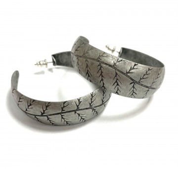 Oorringen met herfst patroon