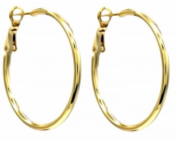 Oorringen stainless steel 35 centimeter