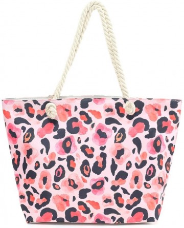 Panterprint tas shopperstrandtas