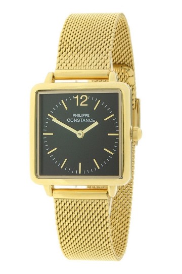 Philippe constance horloge   la fantastic   goudkleurig zwart