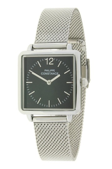 Philippe constance horloge   zilverkleurig zwart