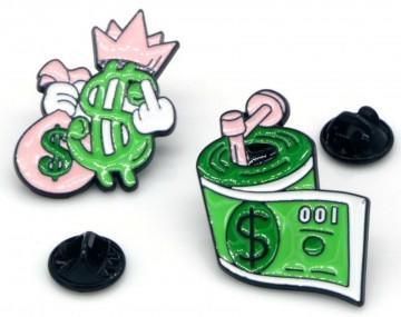 Pins set   money