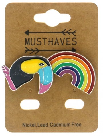 Pins set op leuk kaartje