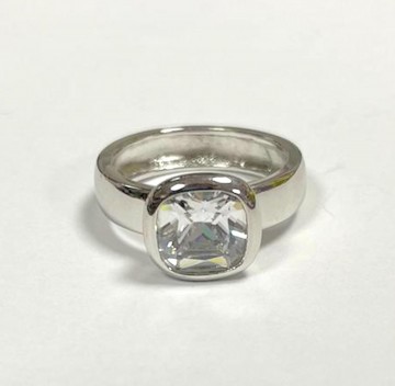 Ring 925 sterling zilver   zirkonia steen