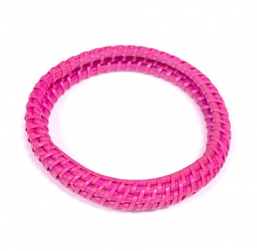 Roze armband hout