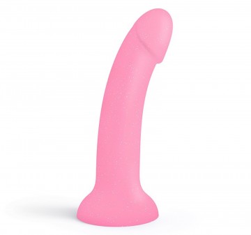 Roze glitter dildo