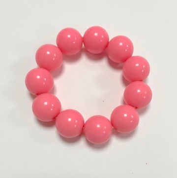 Roze kralen armband