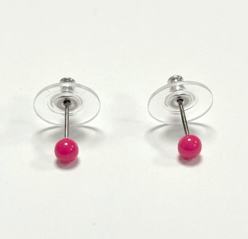 Roze mini oorknoppen