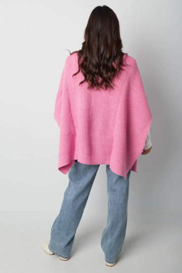 Roze poncho 0