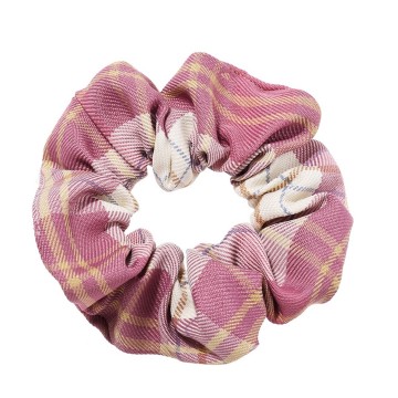 Roze scrunchie