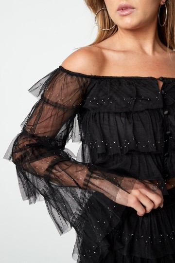 Ruffle top   festival