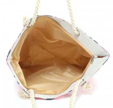 Schoudertas met ritssluiting