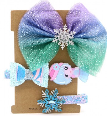 Set van 4 prinses haarspeldjes