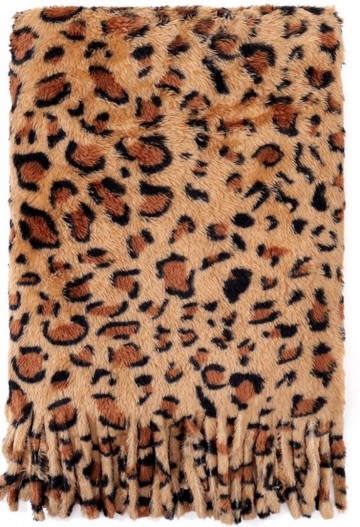 Sjaal 180 x 60 centimeter   bruin