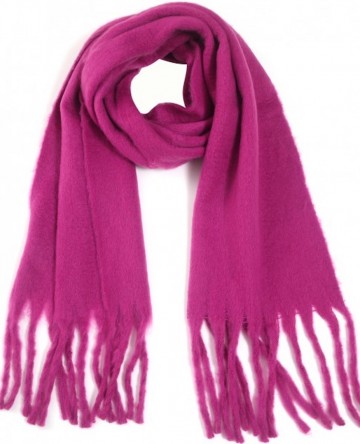 Sjaal met ruches paars