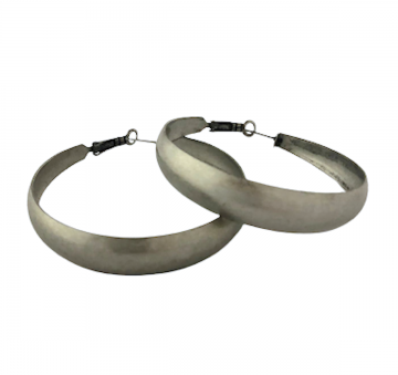 Statement oorringen   zilverkleurig