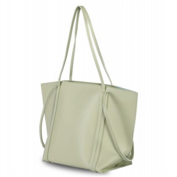 Tas   groen   pu leder