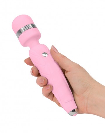 Vibrator met swarovski kristal roze