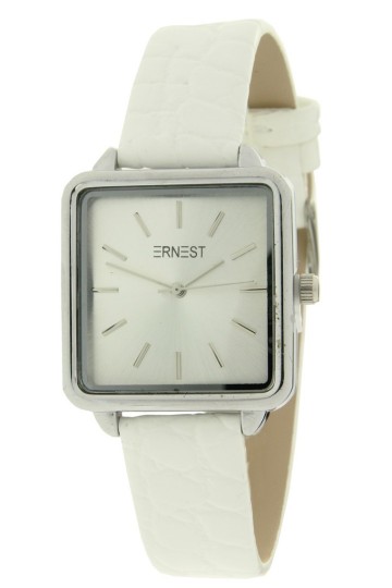 Wit horloge met vierkant horlogekast