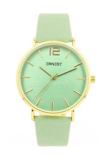Zachtgroen horloge ernest