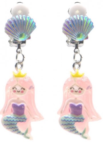 Zeemeermin oorbellen