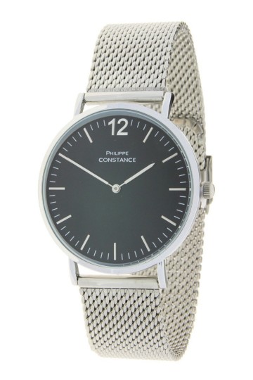 Zilverkleurig zwart horloge