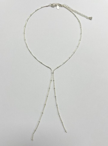 Zilverkleurige ketting elegant