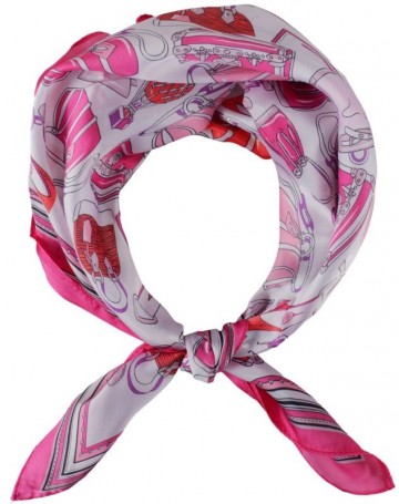 Zomer sjaal   roze tasjes patroon