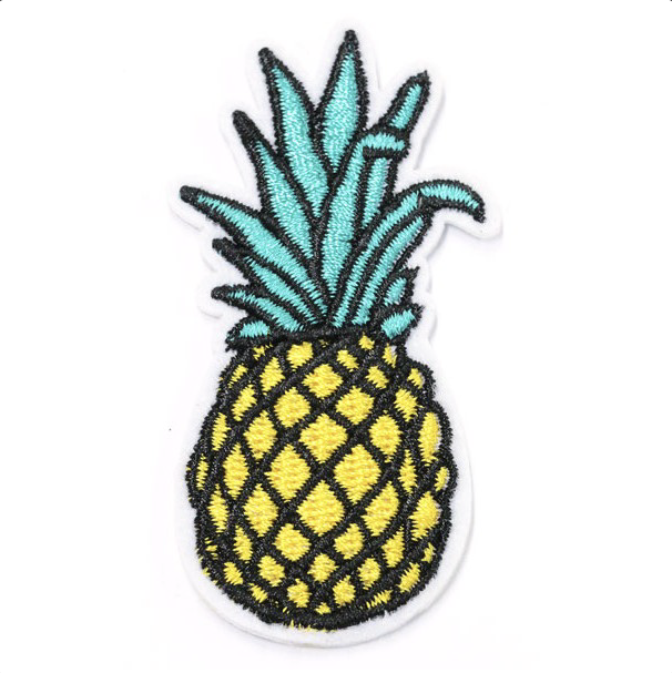 Jeans patch ananas